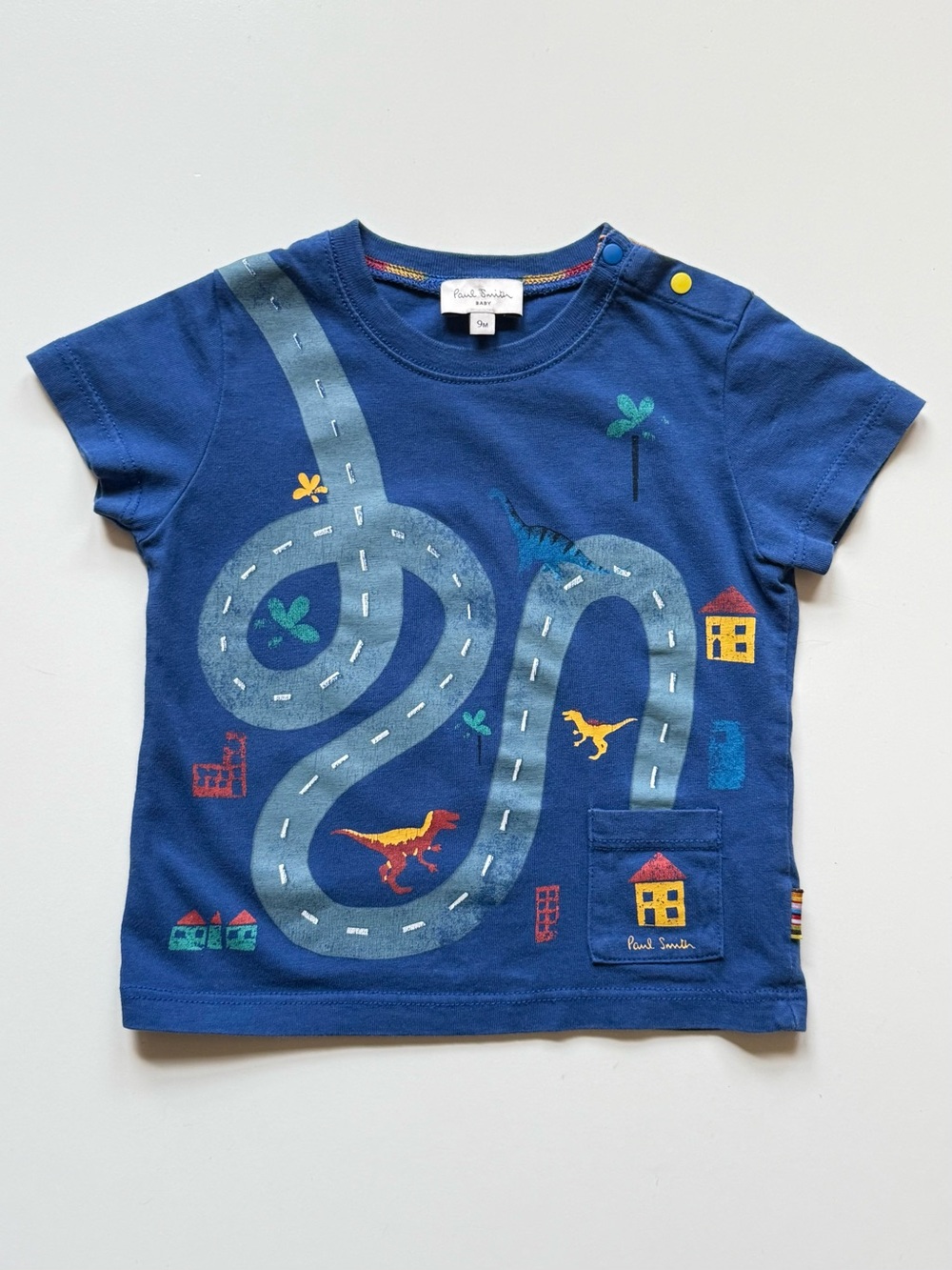Paul Smith Junior Boys Route Napoléon T-shirt, Royal Blue - Size 9M